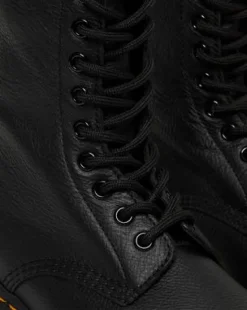 Korkeavartiset 1490 Virginia Leather High -maiharit in Musta