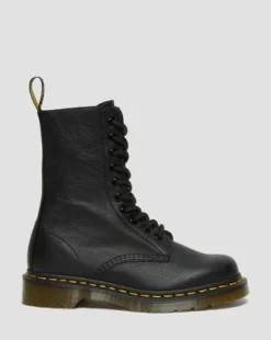 Korkeavartiset 1490 Virginia Leather High -maiharit in Musta