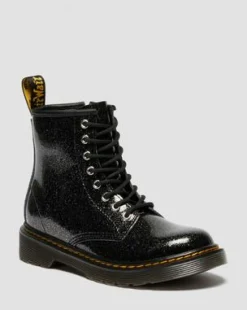 LASTEN 1460 GLITTER-KIILTONAHKAMAIHARIT in Musta & Hopea