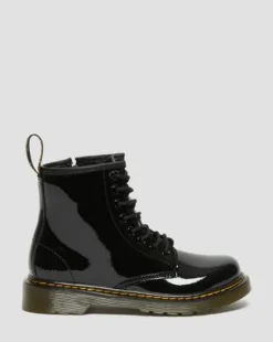 Lasten 1460 Patent Lace Up -nauhamaiharit in Musta