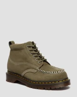 Lowell Chukka Nubuck Moc Toe -nilkkurit in Oliivi Vihreä