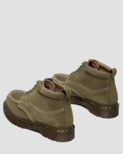 Lowell Chukka Nubuck Moc Toe -nilkkurit in Oliivi Vihreä