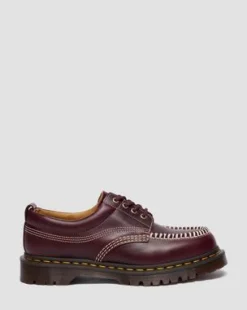 Lowell Leather Moc Toe -kengät in Kirsikanpunainen