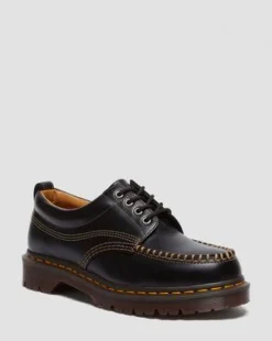 Lowell Leather Moc Toe -kengät in Musta