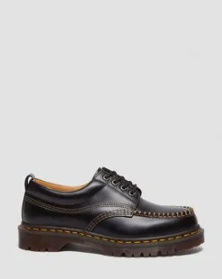 Lowell Leather Moc Toe -kengät in Musta
