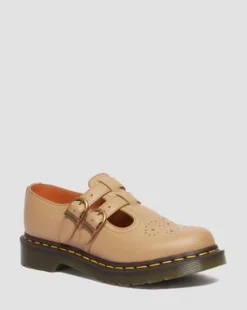 8065 Mary Jane Virginia Leather -kengät in Savannah Tan