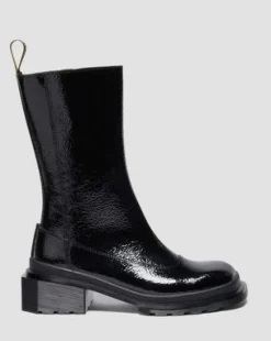 Maybole Hi Square Toe -nahkaiset Chelsea-bootsit in Musta