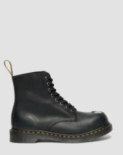 1460 Metal Toe Leather -maiharit in Musta