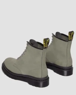 1460 Milled Nubuck Leather Lace Up -maiharit in Nickel Grey