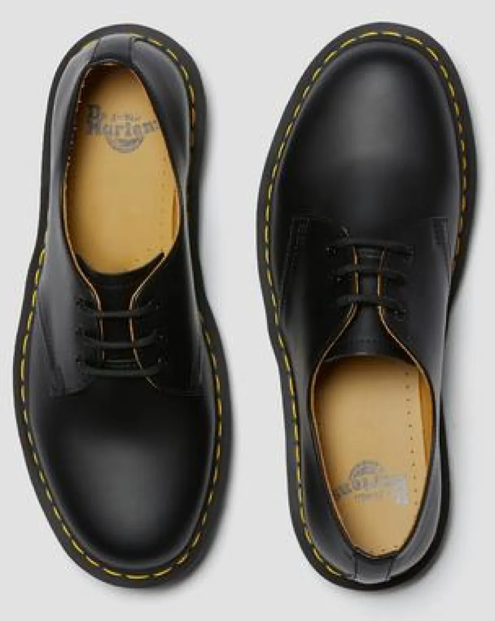 Nahkaiset 1461 Smooth Oxford -kengät in Musta