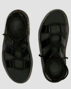 Nartilla Leather Gladiator -sandaalit in Musta