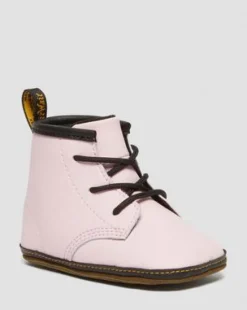 Newborn 1460 Auburn Leather -tossut in Pale Pink