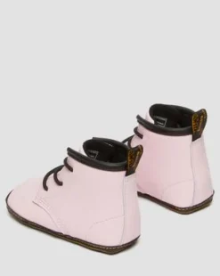 Newborn 1460 Auburn Leather -tossut in Pale Pink