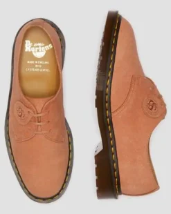 Nupukkinahkaiset 1461 Made in England -nahkakengät in Vaaleanpunainen