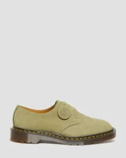 Nupukkinahkaiset 1461 Made in England -nahkakengät in Vihreä