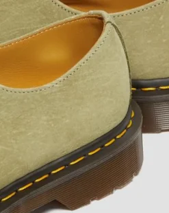 Nupukkinahkaiset 1461 Made in England -nahkakengät in Vihreä