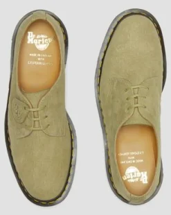 Nupukkinahkaiset 1461 Made in England -nahkakengät in Vihreä