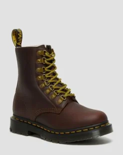 1460 Pascal Dm Wintergrip -Nahkanilkkurit in Ruskea