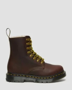 1460 Pascal Dm Wintergrip -Nahkanilkkurit in Ruskea