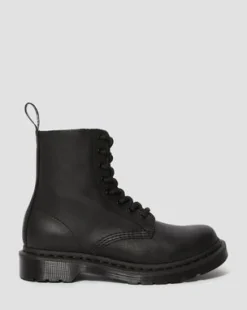 1460 Pascal Mono Lace Up Boots in Musta