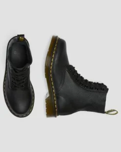 1460 Pascal Virginia Leather Lace Up -maiharit in Musta