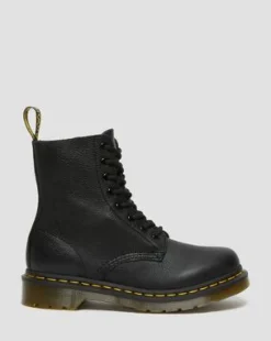 1460 Pascal Virginia Leather Lace Up -maiharit in Musta