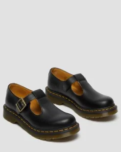 Polley Smooth Leather Mary Jane -kengät in Musta