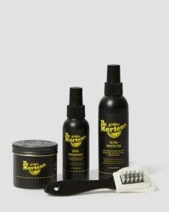 Premium Shoecare Kit -hoitopaketti in Musta