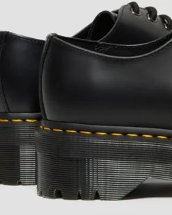 1461 Quad Smooth Leather Platform -kengät in Musta