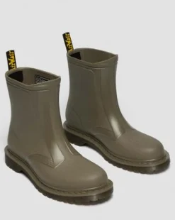 1460 Rain-saappaat in Oliivi Vihreä