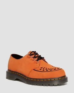 Ramsey Woven Suede Creepers in Oranssi