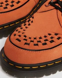 Ramsey Woven Suede Creepers in Oranssi