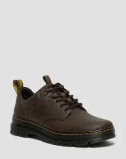 Reeder Crazy Horse Leather Utility -kengät in Tummanruskea