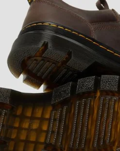 Reeder Crazy Horse Leather Utility -kengät in Tummanruskea