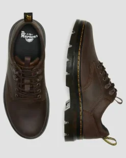 Reeder Crazy Horse Leather Utility -kengät in Tummanruskea