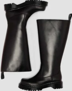 Rejena Hi Old Harness Leather -saappaat in Musta