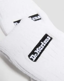 Short Athletic Logo Organic Cotton Blend -sukat in Valkoinen