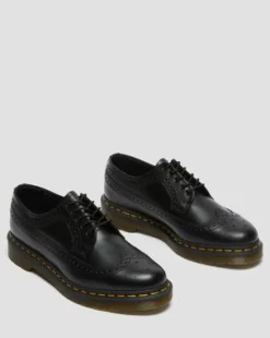 3989 Smooth Leather Brogue -kengät in Musta