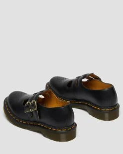 8065 Smooth Leather Mary Jane -kengät in Musta