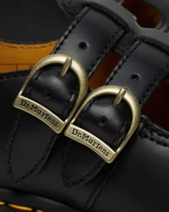8065 Smooth Leather Mary Jane -kengät in Musta