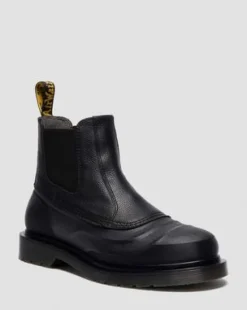2976 Sub Leather Chelsea -nilkkurit in Musta