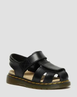 Taaperoiden Moby II Leather Strap Velcro -sandaalit in Musta