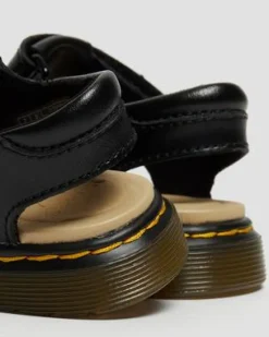 Taaperoiden Moby II Leather Strap Velcro -sandaalit in Musta