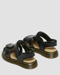 Taaperoiden Moby II Leather Strap Velcro -sandaalit in Musta
