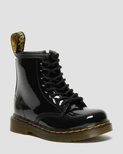 Taaperoiden 1460 Patent Lace Up -nauhamaiharit in Musta