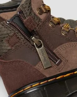 Taaperoiden Raffe Leather & Suede -maiharit in Tummanruskea