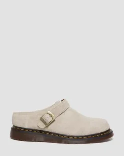 Tekoturkisvuoratut Isham Faux Shearling Suede -lipokkaat in Vintage Taupe