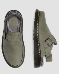 Tekoturkisvuoratut Jorge II Faux Fur -lipokkaat in Nickel Grey