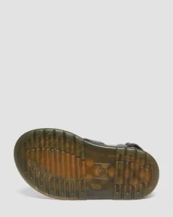 Toddler Jorgie Leather Mules in Musta