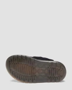 Toddler Jorgie Suede Mules in Musta